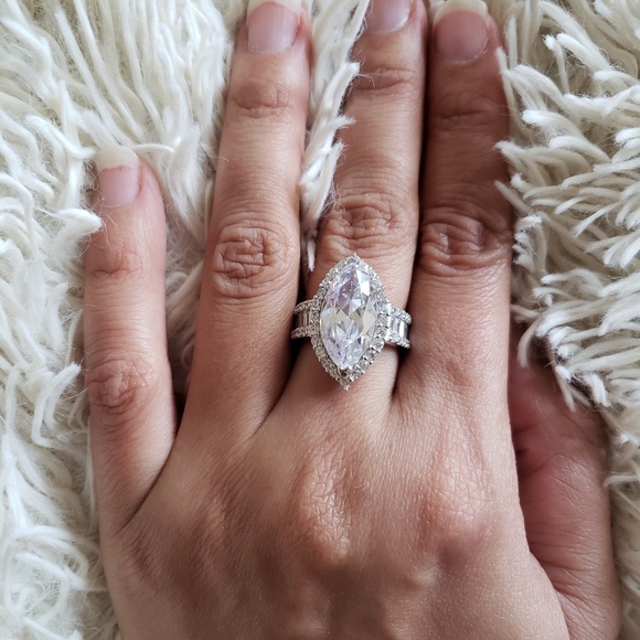 🚫SOLD🚫Sterling silver engagement ring - Picture 4 of 5